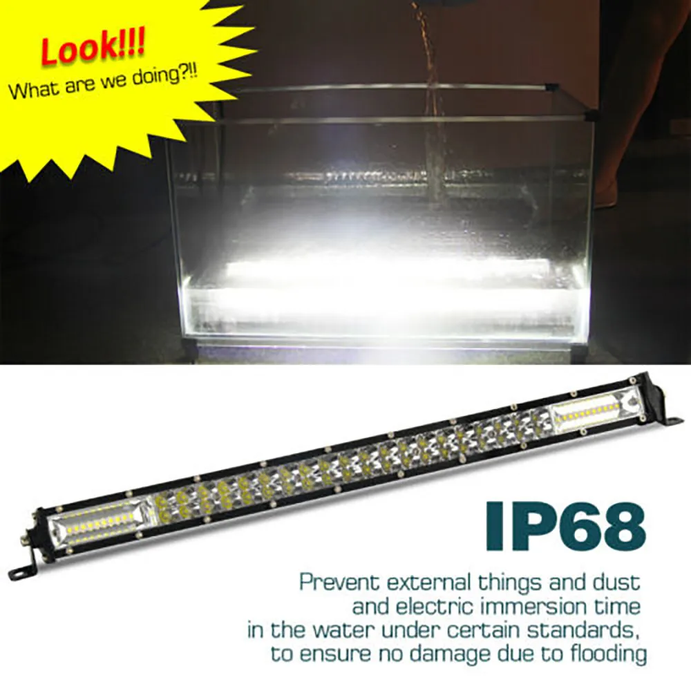 

1200W Led Work Lights 20 Inch Spot Flood Combo Beam LED Work Light Bar 1200W High Power Driving Lamp