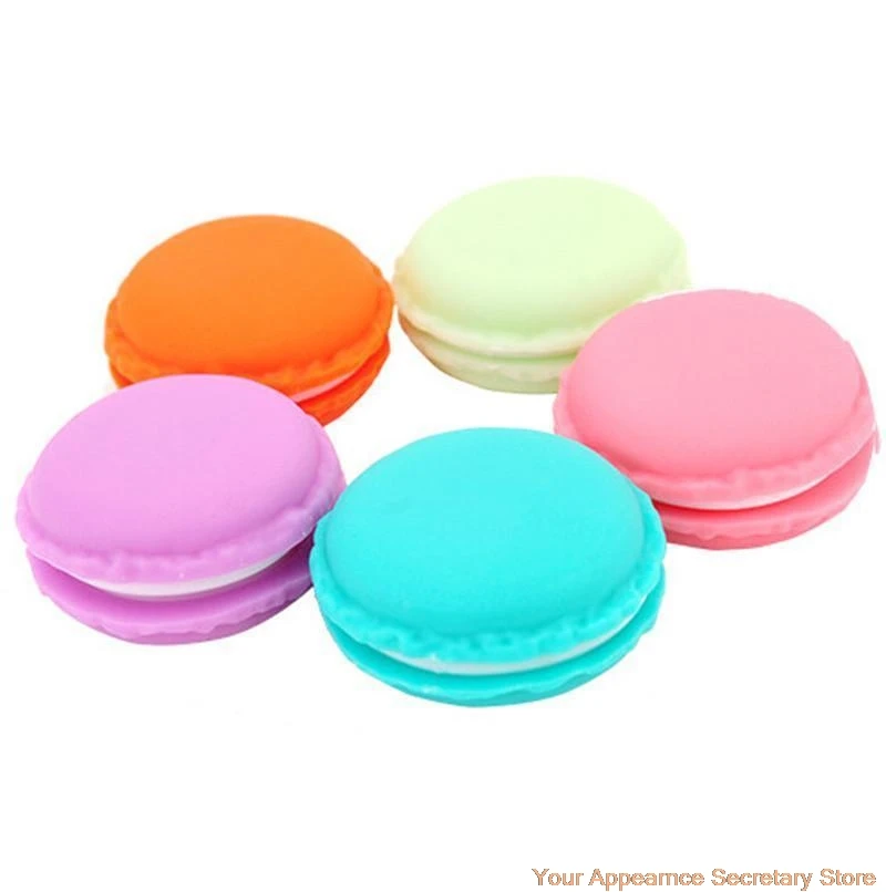 

1pc Cute Candy Pill Case Pill Organizer Medicine Box Drugs Pill Container Round Plastic Storage Candy Color For Pill Case