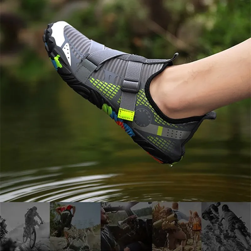 

Breathable Comfortable Mens Womens Wading Shoes Quick-Dry Upstream Beach Aqua Shoes Non Slip Outdoor Barefoot Water Shoes