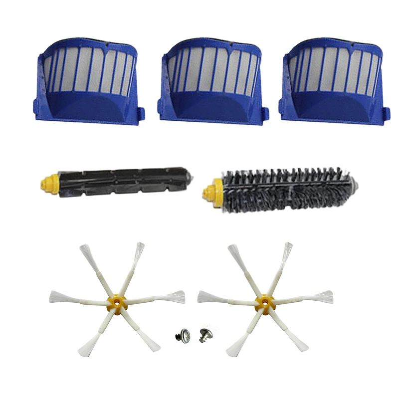 

For IRobot Roomba 600 Series 605/610 615 Vacuum Filter Mesh Side Brush Accessory