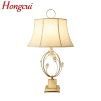 hongcui nordic creative table lamp contemporary led decorative desk light for home bedside bedroom