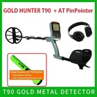 Металлоискатель Gold Hunter T90, водонепроницаемый, профессиональный Подземный металлоискатель большого радиуса действия