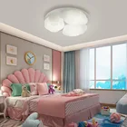 Светодиодный потолочный светильник в скандинавском стиле, с белыми облаками, для детской комнаты, спальни, магазина одежды, ресторана, креативное декоративное освещение из полиэтилена