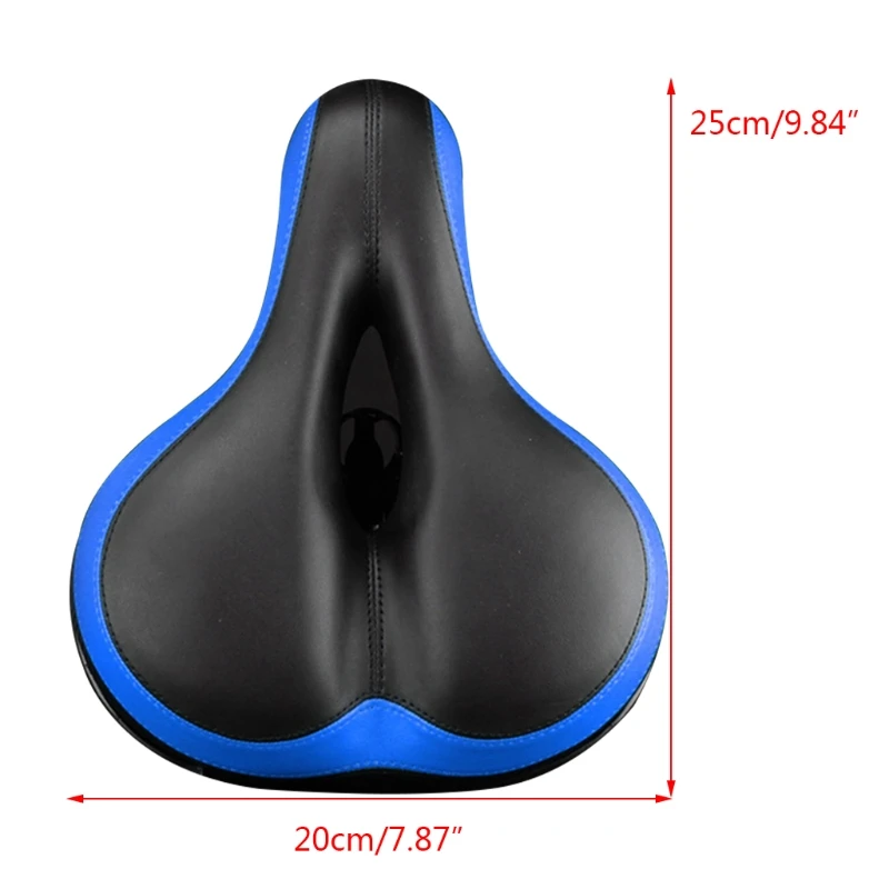 

Breathable Bicycle Saddle Absorbing Ball Cushion Nylon Fiber Leather SurfaceShock Absorbing Ball Cycling Seat D5QD