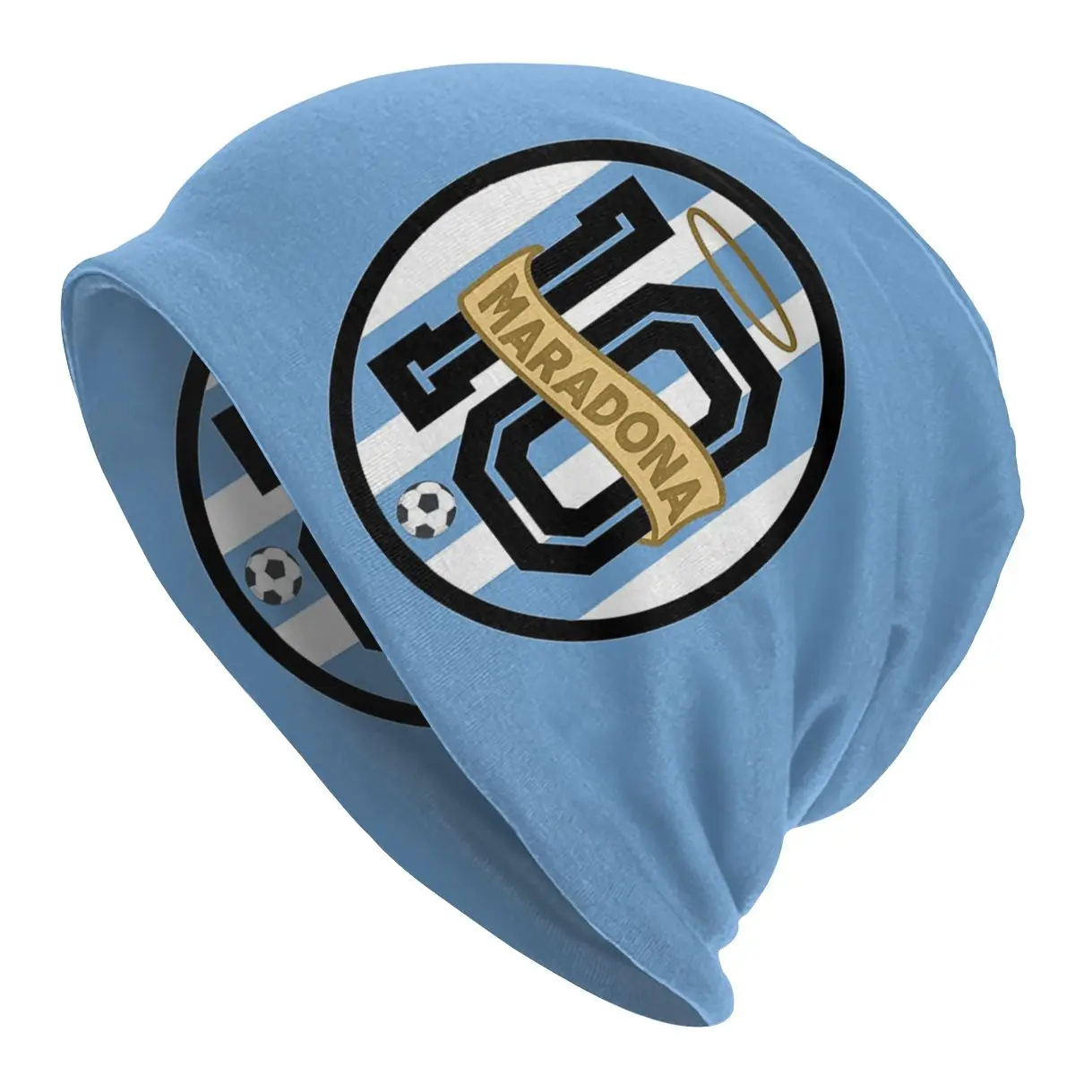 

El Diego 10 Bonnet Hat Knitted Hat Hip Hop Autumn Winter Street Skullies Beanies Hats Maradona Argentina Soccer Legend Warm Cap