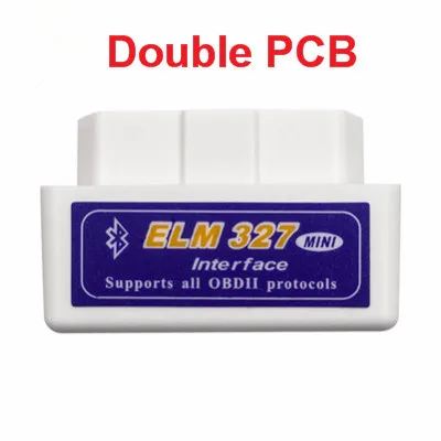 ELM327 White ELM 327 Bluetooth V1.5 PIC18F25K80 OBD2 elm327 сканер автомобильный диагностический инструмент elm327 Поддержка OBD OBD2 протокол J1850 для Android - Цвет: ELM327 White