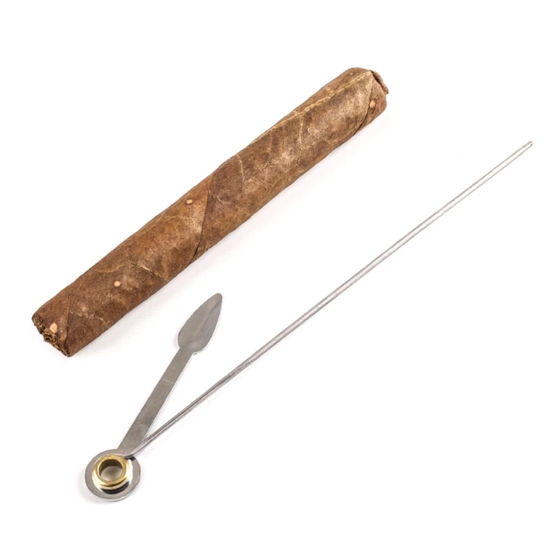 

Stainless Steel Smoking Pipe Cleaning Tool Cigar Punching Ventilation Needle D0LD