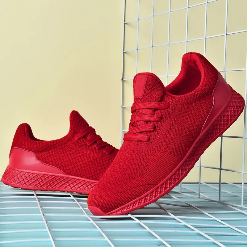 

Men Sneakers Running Shoes For Male Lightweight Non-slip Mesh Breathable Sport Shoe Jogging Walking Athletics Flat Big Size39-48