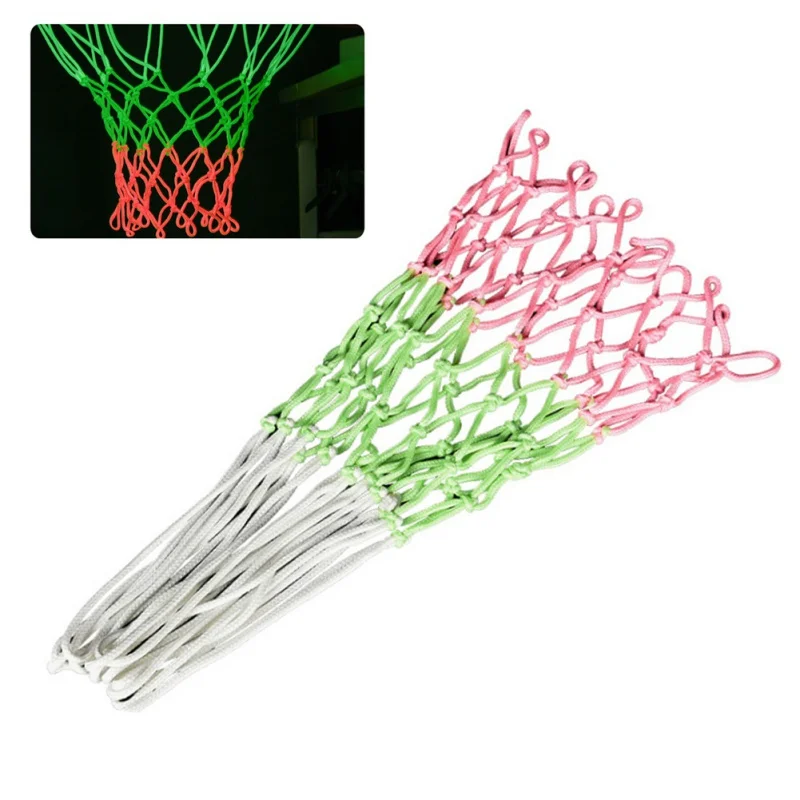 

Light Up Basketball Net Heavy Duty Glowing Night Luminous