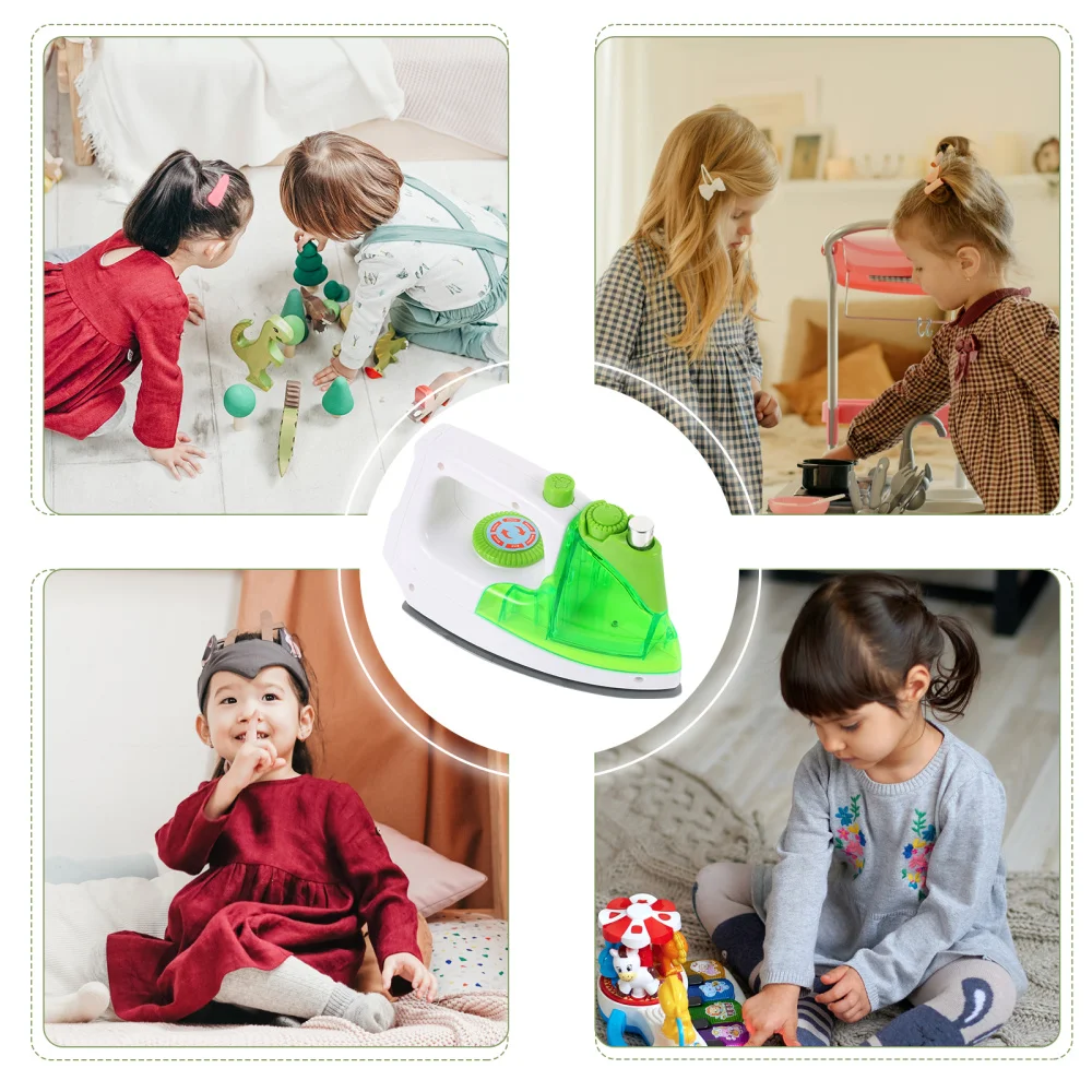 

1Pc Simulated Electric Iron Creative Kids Playing House Without Battery
