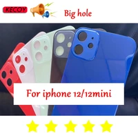 1 pcs 2020 for iphone 12 12 mini mobile smart phone spare parts back cover replacement battery housing rear glass with tools
