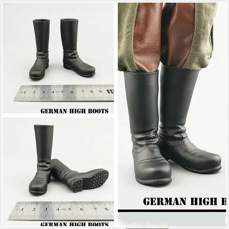 

1/6th ZY1022 WWII German Army High Boots Model for 12"