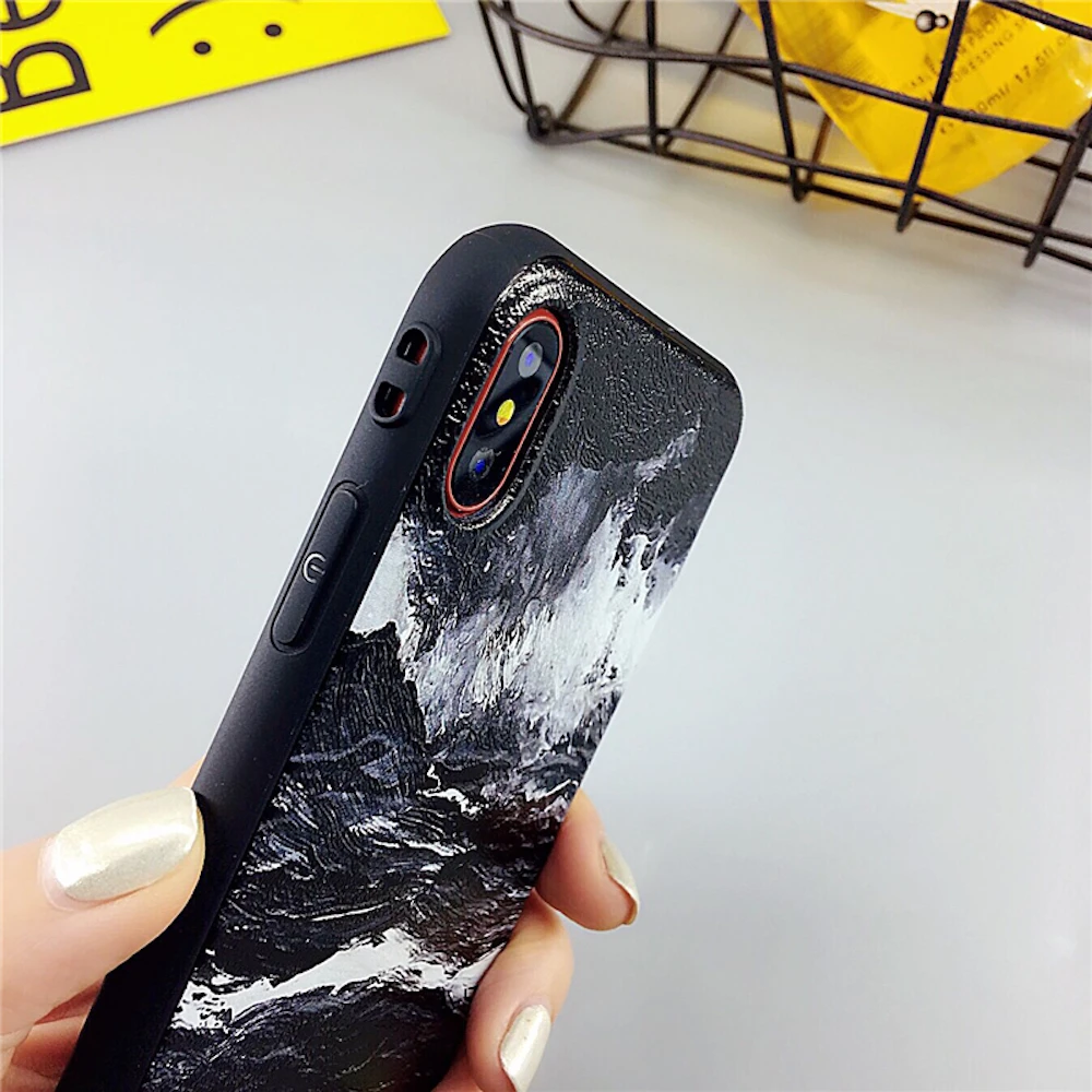 Рельефный мягкий чехол для iPhone 11 11Pro 11ProMax X Xs XR XsMax 8Plus 8 7Plus 7 6 6s Plus|Бамперы| |