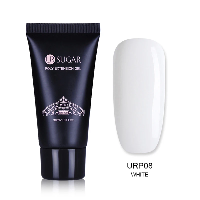 Ur Sugar 30 г полигелевый удлинитель для пальцев, кристально-Желейный гель для ногтей, УФ светодиодный твердый гель, акриловый строительный УФ-гель - Цвет: 113