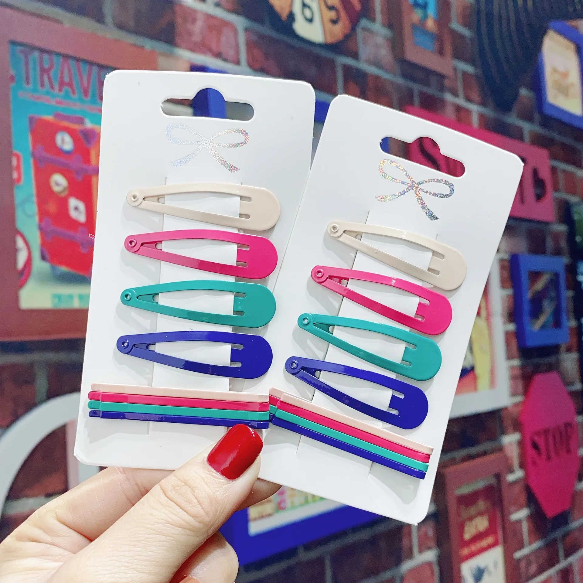 Милые заколки для девочек мультяшные животные фрукты 5 см детские волос