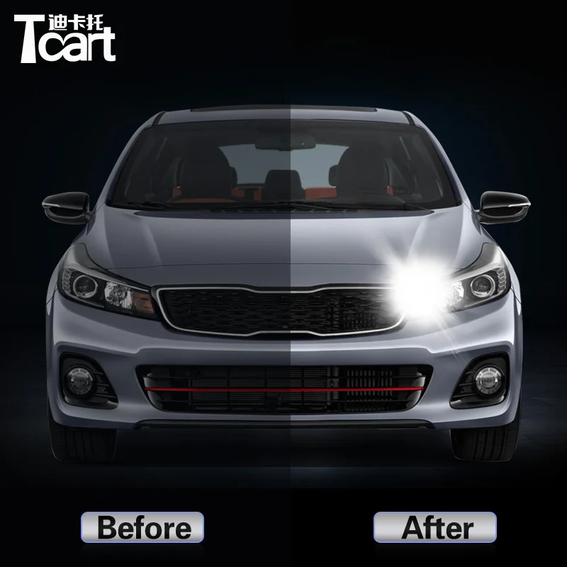 Tcart 2 шт. автоматическая лампа поворота светодиодная DRL дневные ходовые огни