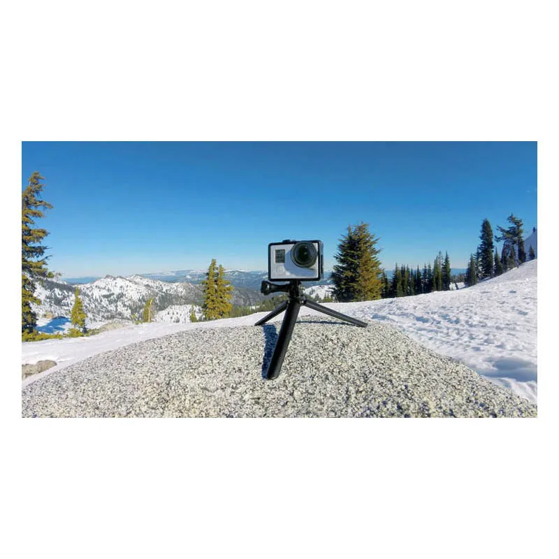 Складная 3 полосная ручка водонепроницаемый монопод селфи Палка для Gopro Hero 9 8 7 5 6 4