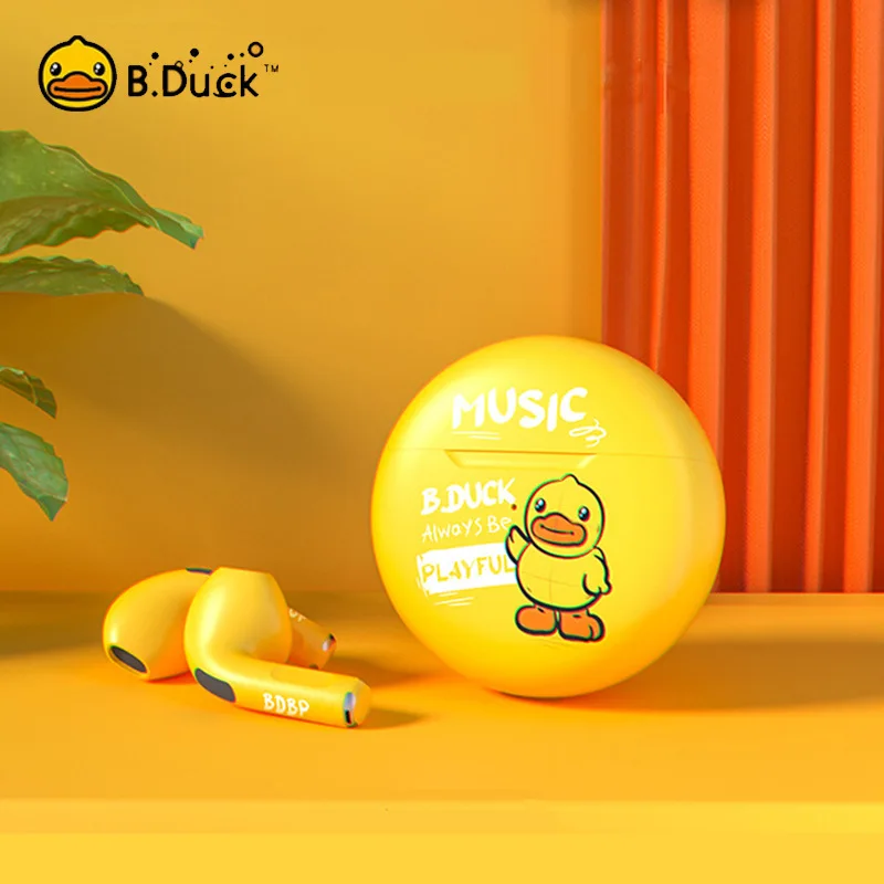 

Беспроводные Bluetooth-наушники B.duck K17, миниатюрная Hi-Fi Проводная гарнитура, стереонаушники-вкладыши, водонепроницаемые спортивные Игровые нау...