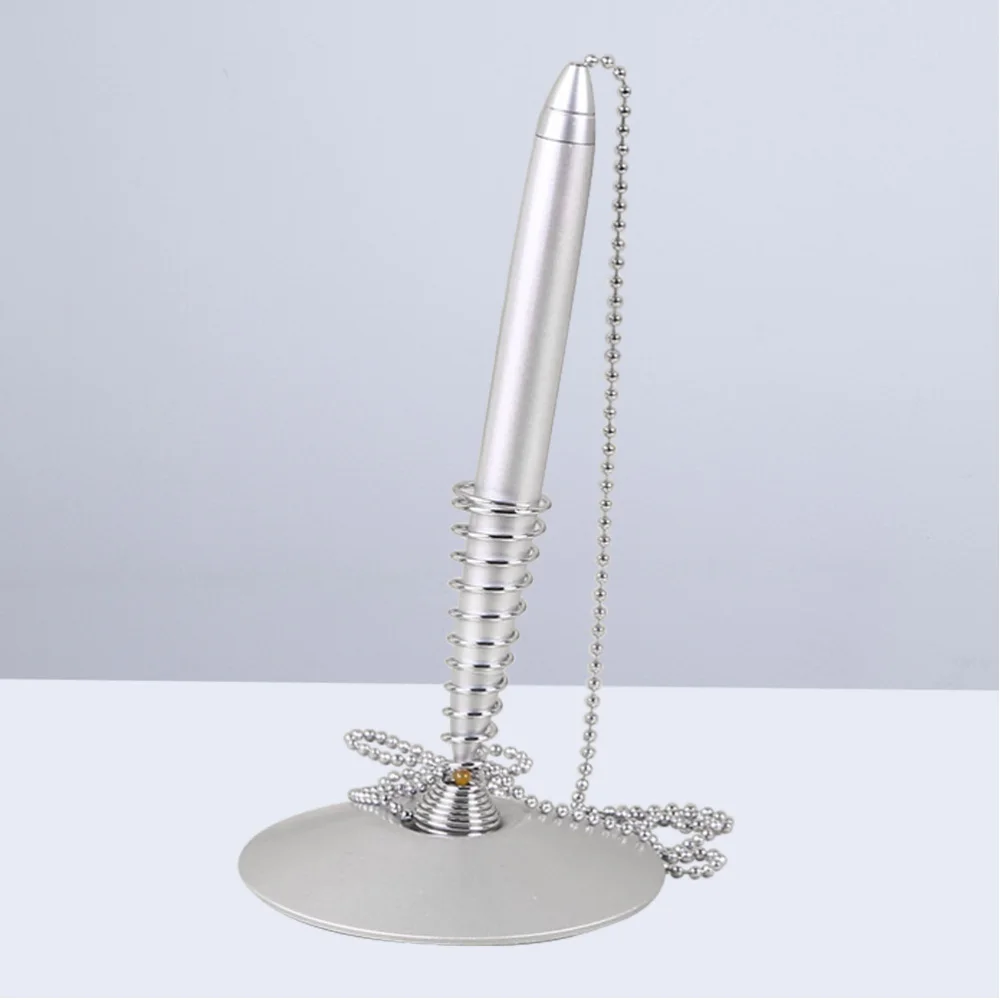 

Practical Desktop Office Ballpoint Pen Service Teaching Equipment Signature Pen Sturdy Stationery for Office (Black)