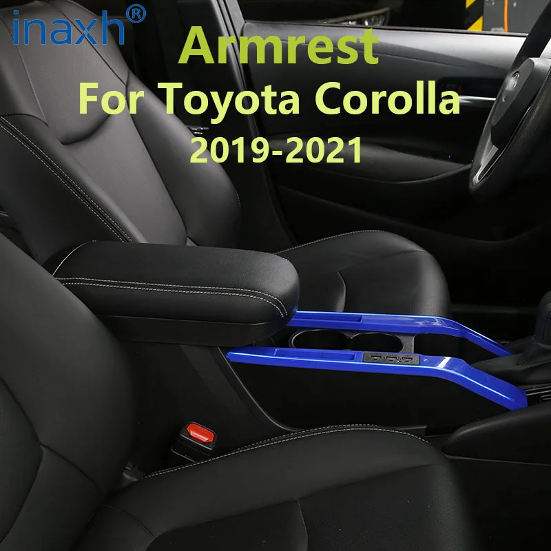 

For Toyota Corolla Armrest Protection Pad Cover 2019-2021 For Toyota COROLLA Center Console Armrest Cover Range lights