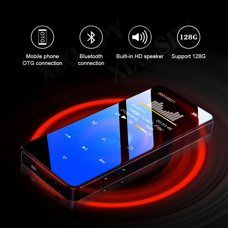 Bluetooth 5 0 mp3 плеер Музыка hifi медиа flac голосовой аудио встроенный динамик с