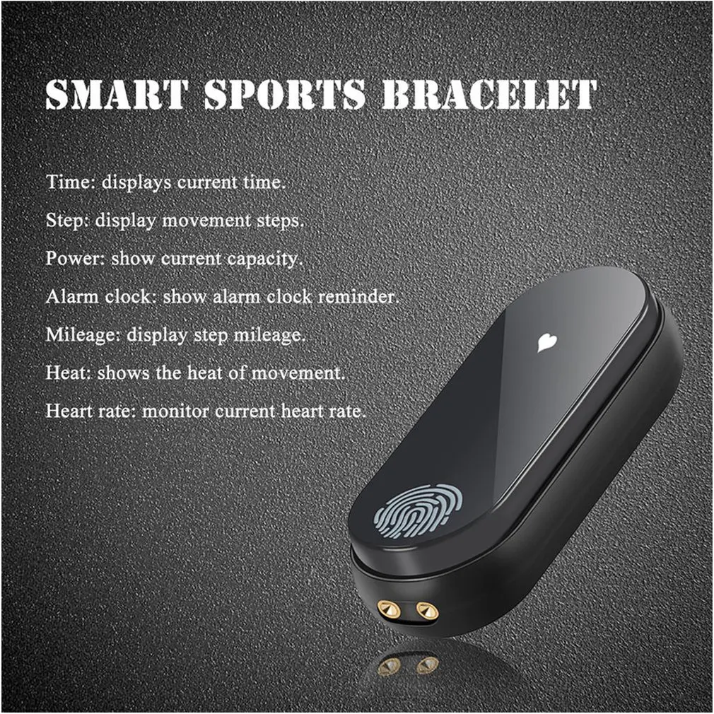 

Smart Bracelet Touch Screen Bracelet Heart Rate Monitoring Sports Bracelet Smart Step Counter Bracelet Waterproof Bracelet