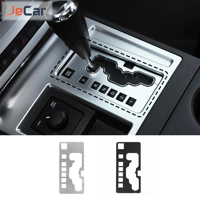 

Aluminum alloy Gear Shift Decoration Panel Cover Sticker Decorative Trim For Dodge Nitro 2007-2012 Car Interior Accessories