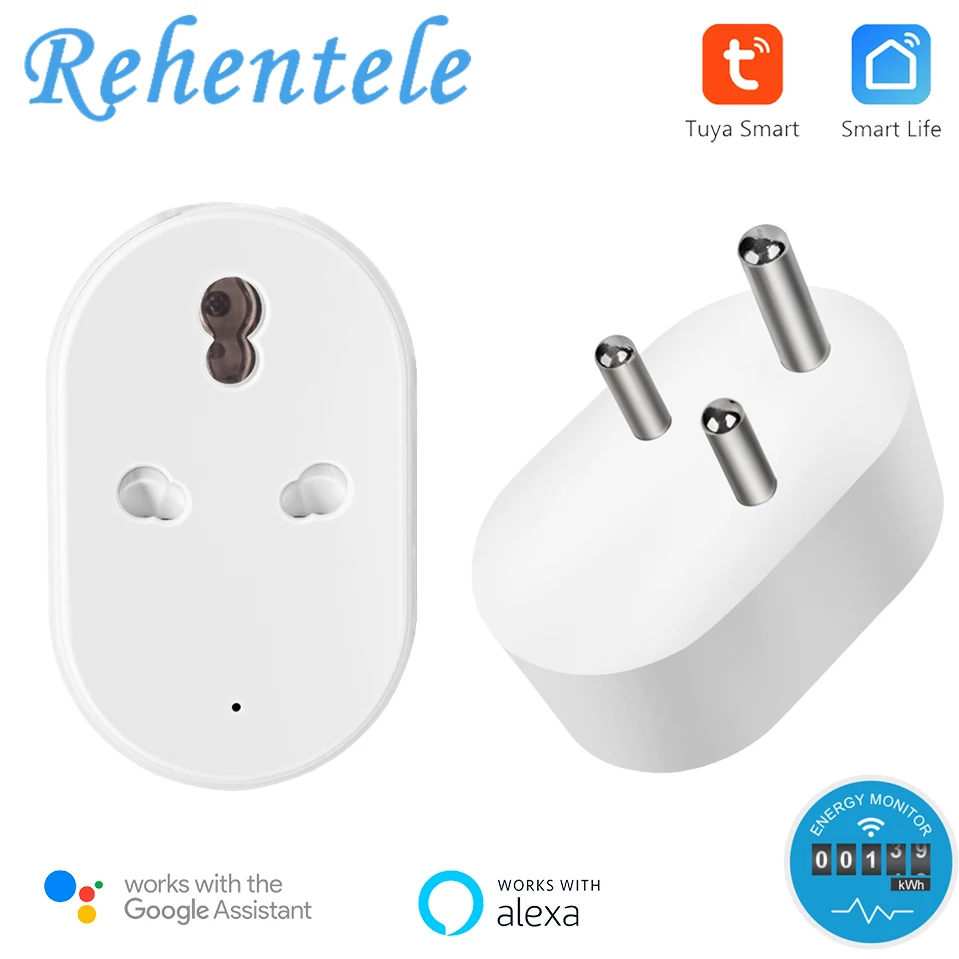 Мониторинг энергии умный Wi Fi разъем Tuya Alexa Google Assistant голосовое Управление розетка