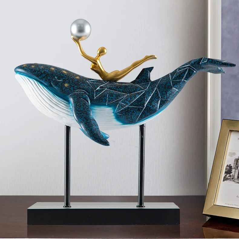 

Modern Luxury Figurines Miniatures Creative Craft Handmade Abstract Art Figurine Gift Office Decoracion Home Accessories DG50FM