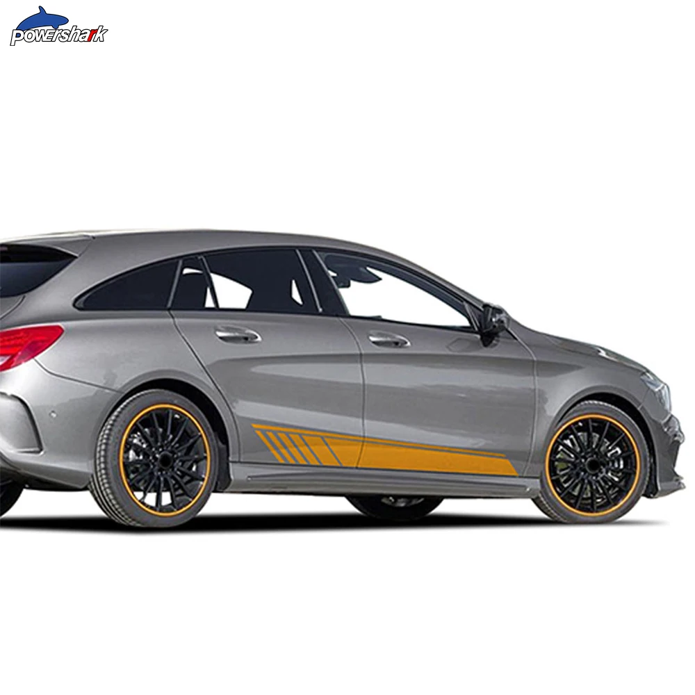 

Edition 1 AMG Car Door Side Stripes Skirt Sticker For Mercedes Benz CLA Class CLA45 C117 X117 W117 C118 X118 CLA35 Accessories