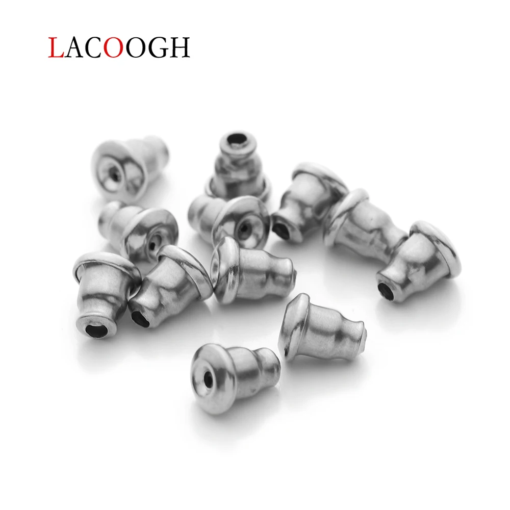 Пробка из нержавеющей стали для сережек-гвоздиков застежки принадлежности