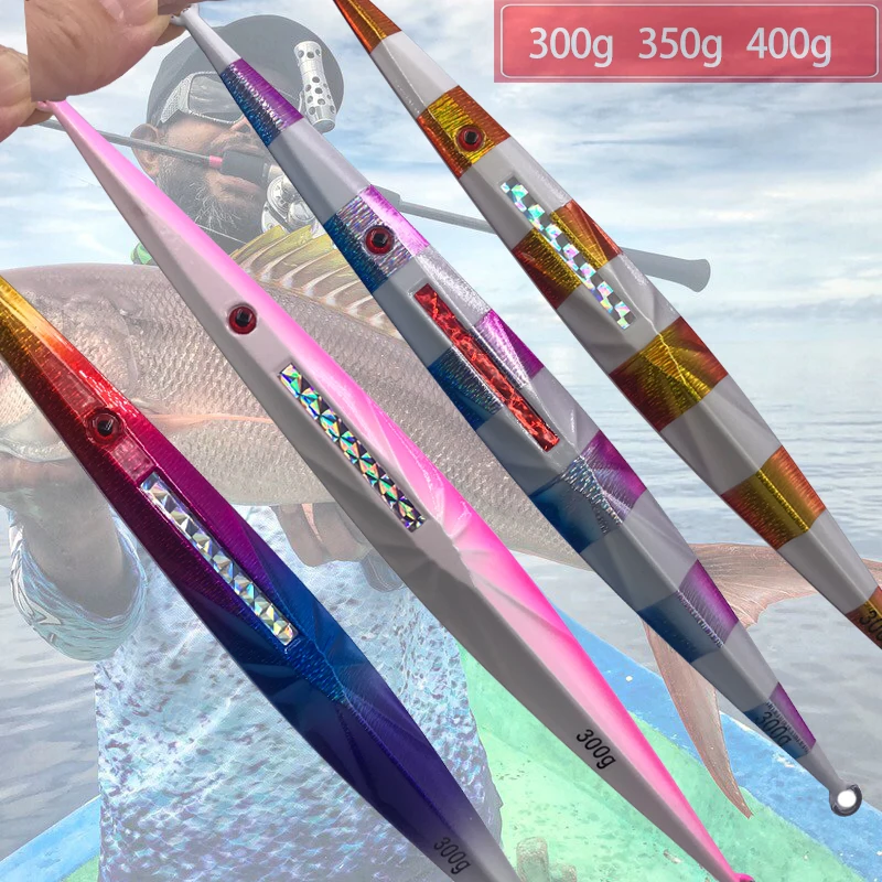 Длинная литая медленно Тонущая металлическая джиг-приманка жесткий свинцовый