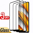 Защитное стекло, закаленное стекло для Xiaomi Poco F3 Global, 3 шт.