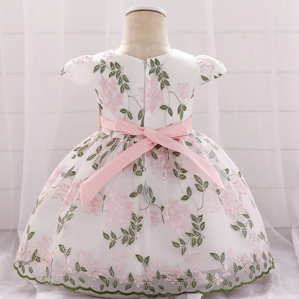 

Girl Dress New Baby Dresses Pattern Print leaves Birthday Dress Baby Clothes Kids Girl Clothes Christmas Dress
