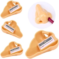 funny nose pencil sharpeners creative pen planer great gag gift stocking stuffer kids school halloween gag birthday party toys
