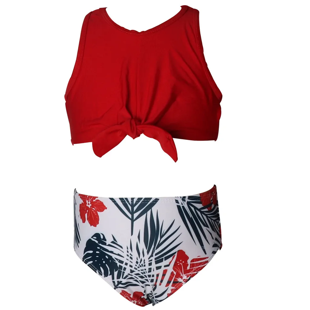 Toddler Kids Girls Print Monokini Push Up Bikini Sets Swimwear fitness biquini Summer swimsuit women купальник женский#D5 |