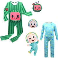 cocomelon performance clothing new for 2021 one piece tights baby girls and boys clothes summer cosplay mask halloween clothes