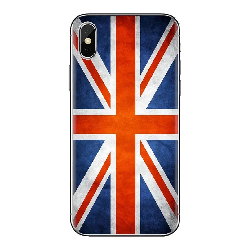 Transparent Clear TPU Case england uk flag For Samsung Galaxy S2 S3 S4 S5 MINI S6 S7 edge S8 S9 Plus Note 2 3 4 5 8 Coque Fundas |