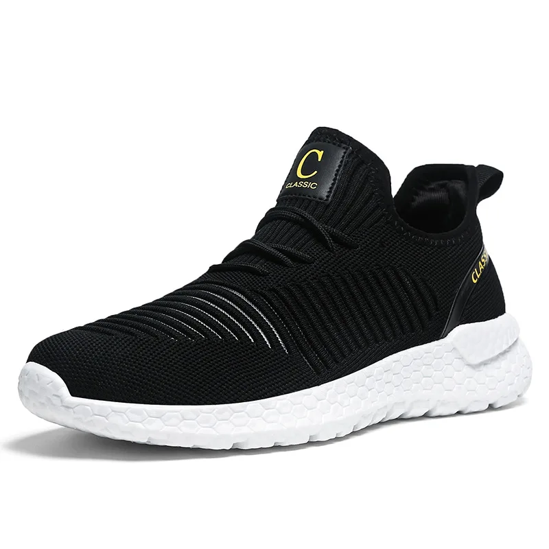 

Yuppy Soul 2021 New Women's sports shoes Men Sneaker Fashion Comfortable Flying Fabric Shoes Men Breathable Hard-Wearing shoes