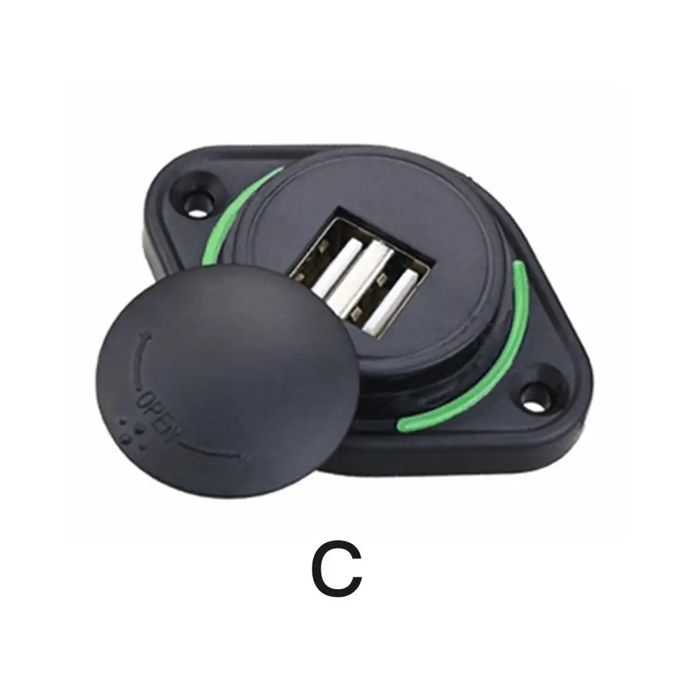Двойное USB светодиодный зарядное устройство автомобильное двойной