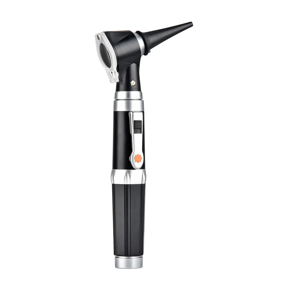 

Ear Care Portable Diagnostic Professional Otoscopio Diagnostic ENT Kit LED\XHL Bulb Fiber Optic Otoscope Halogen Light Home Ear
