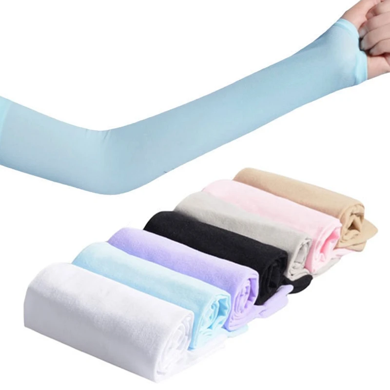 1 пара унисекс охлаждающие рукава Обложка для велосипеда бега УФ Защита от солнца