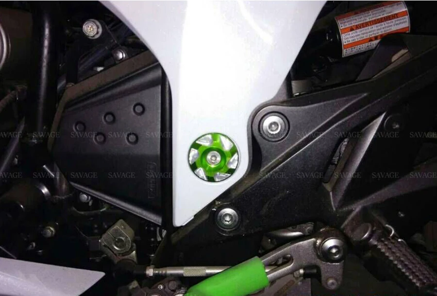 Рамка отверстие Крышка для KAWASAKI Z800 2013-/Z750 2007-2009 аксессуары для мотоциклов резная декоративная крышка заглушка CNC алюминий