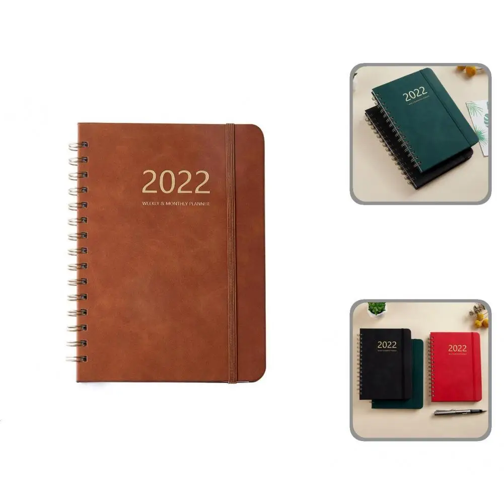 

A5 Agenda Notebook High Quality Elegant Look Notebook Planner Clear Texture Smooth to Write Diary Notebook