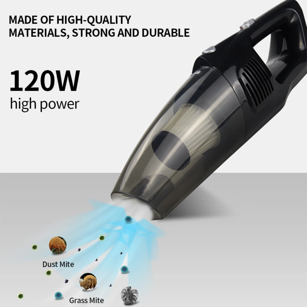 Вакуумный пылеуловитель беспроводной ручной пылесборник портативный