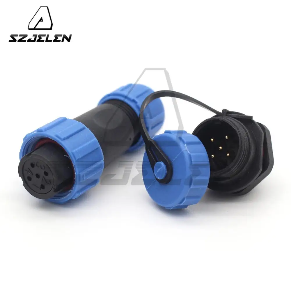 5 контактный водонепроницаемый разъем SP13 IP68 круглые разъемы для розеток