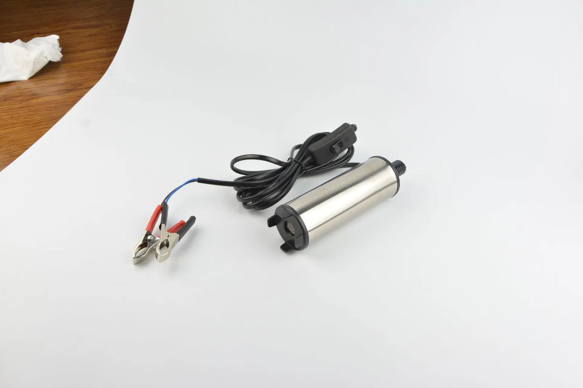

12V DC Diesel Fuel Water Oil Car Camping Fishing Submersible Transfer Pump Power tool accessories
