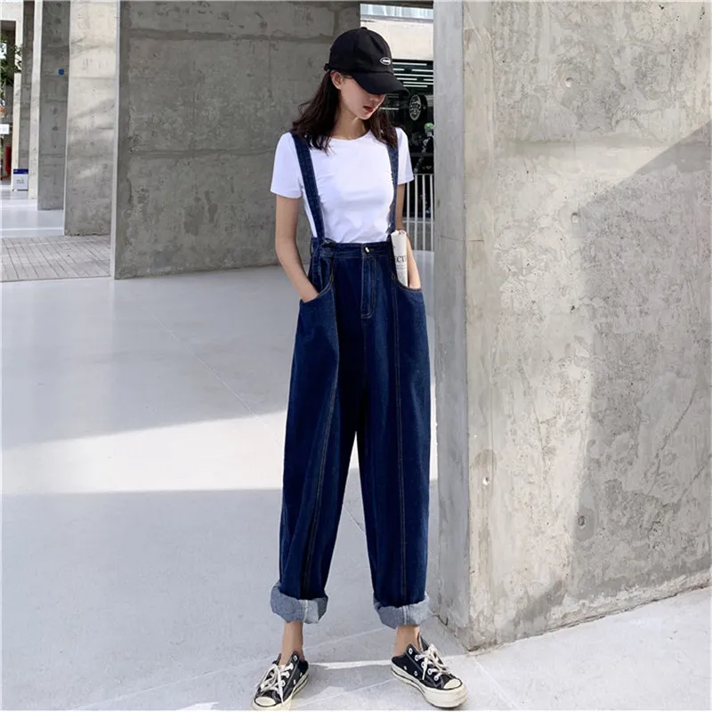 JUJULAND Overalls for women Jumpsuit Casual Solid Combinaison Femme Rompers Womens Long Playsuit Mujer Plus Size 3787 | Женская одежда