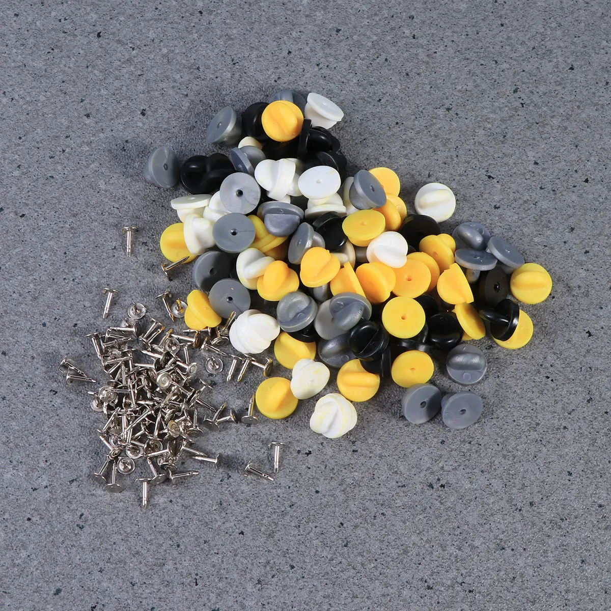 100 шт шапки с бабочками резиновые пластиковые бытовые Круглые для галстука