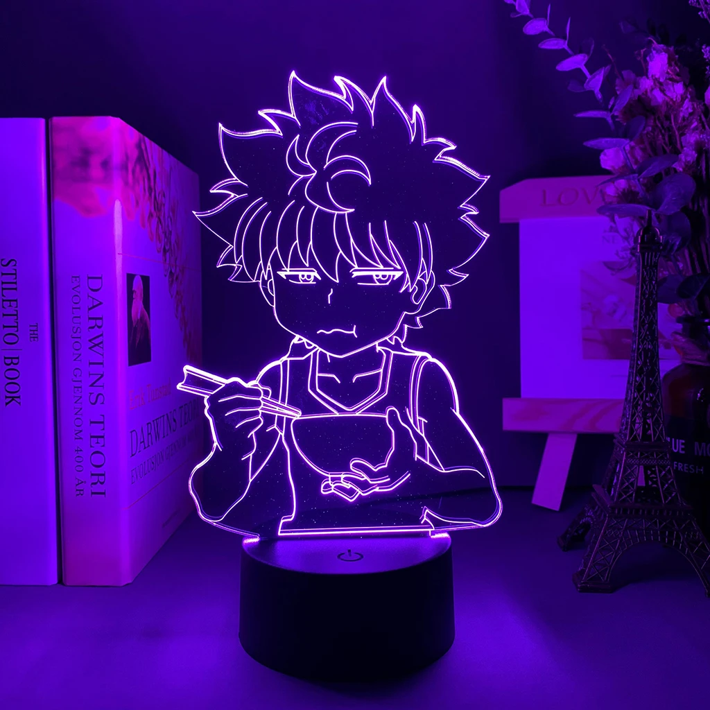 Светодиодный светильник Hunter X Killua для детской спальни декор Hxh светодиодный